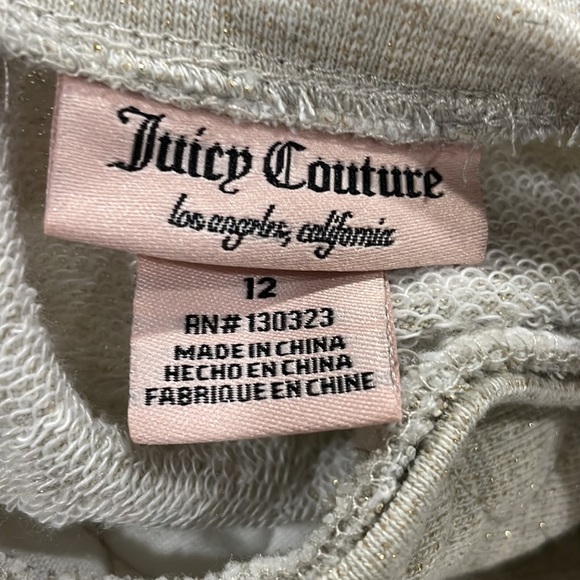 Juice Couture set Girls size 12 sweater and leggings - Picture 7 of 8